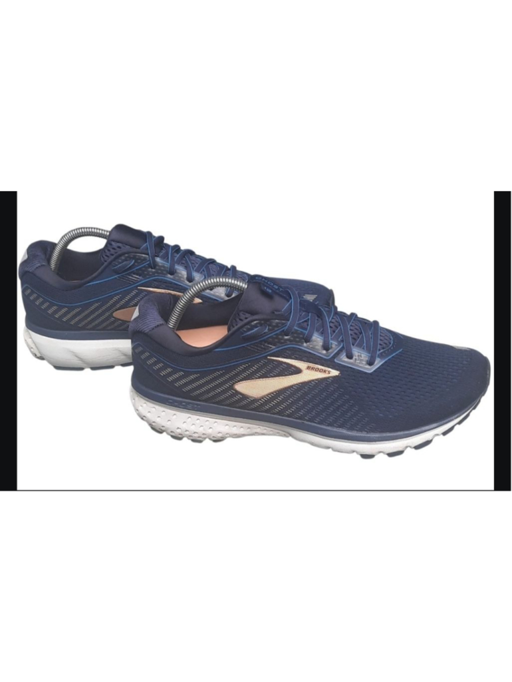 Brooks Ghost 12 Navy/Deep Water Running Shoes Men's (Size: 10.5) 1103161D489